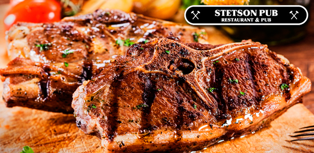 **Скидка 50%** на все меню кухни и любые напитки в ирландском пабе Stetson Pub
. Москва - kupikupon.ru **Скидка 50%** на все меню кухни и любые напитки в ирландском пабе Stetson Pub