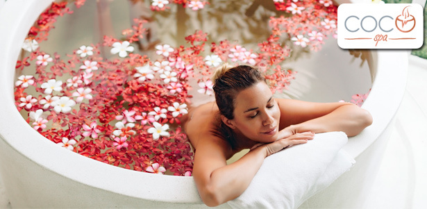Spa-ритуалы для одного или двоих на выбор в салоне Coco Spa: травяной пилинг, расслабляющий массаж, кокосовое обёртывание, свечи, ароматерапия и многое другое! **Скидка до 72%**. Москва - kupikupon.ru Spa-ритуалы для одного или двоих на выбор в салоне Coco Spa: травяной пилинг, расслабляющий массаж, кокосовое обёртывание, свечи, ароматерапия и многое другое! **Скидка до 72%**