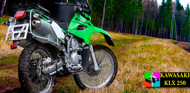 Катание на кроссовом мотоцикле Kawasaki KLX 250 от компании Kvadrprokat.  **Скидка до 70%**