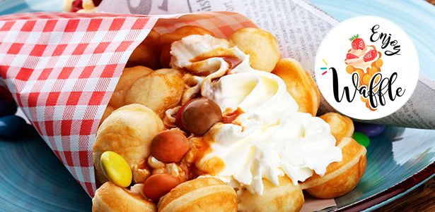Гонконгские вафли и напиток от кафе Enjoy Waffle **со скидкой 50%**. Нижний Новгород - kupikupon.ru Гонконгские вафли и напиток от кафе Enjoy Waffle **со скидкой 50%**