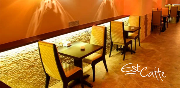 Любые блюда и напитки в баре Est-Caffe: фахитос с телятиной, утиная грудка под брусничным соусом, традиционный восточный плов, стейк из семги и многое другое! **Скидка 50%**. Москва - kupikupon.ru Любые блюда и напитки в баре Est-Caffe: фахитос с телятиной, утиная грудка под брусничным соусом, традиционный восточный плов, стейк из семги и многое другое! **Скидка 50%**