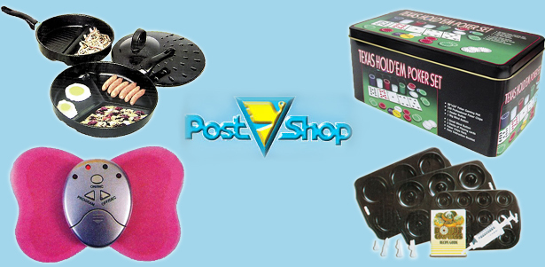 Новогодние подарки от магазина Post Shop со **скидкой 50%**: электростимулятор, сковороды, пластырь стройности Slim Patch, массажер для головы, набор для игры в покер, набор для выпечки, плед и многое другое!. Москва - kupikupon.ru Новогодние подарки от магазина Post Shop со **скидкой 50%**: электростимулятор, сковороды, пластырь стройности Slim Patch, массажер для головы, набор для игры в покер, набор для выпечки, плед и многое другое!