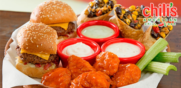 Все меню, напитки и алкоголь в легендарном американском ресторане Chilis Grill&Bar. Разнообразные бургеры, свиные ребрышки на гриле, фахитас, десерты, авторские коктейли и не только. **Скидка 50%**
. Москва - kupikupon.ru Все меню, напитки и алкоголь в легендарном американском ресторане Chilis Grill&Bar. Разнообразные бургеры, свиные ребрышки на гриле, фахитас, десерты, авторские коктейли и не только. **Скидка 50%**