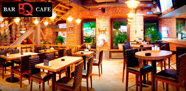 **Скидка 50%** на весь бар и напитки и **скидка 30%** на все меню в Bar BQ Cafe на Петровке: свиные ребрышки на гриле, чиабата с куриной грудкой-гриль, салат Капрезе, домашний терамису и не только!. Москва - kupikupon.ru **Скидка 50%** на весь бар и напитки и **скидка 30%** на все меню в Bar BQ Cafe на Петровке: свиные ребрышки на гриле, чиабата с куриной грудкой-гриль, салат Капрезе, домашний терамису и не только!