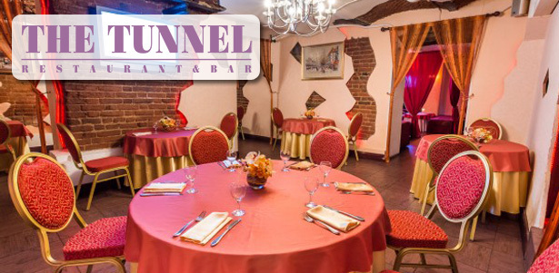 **Скидка 50%** на все блюда меню и напитки в легендарном баре-ресторане The Tunnel: лосось со шпинатом, ягненок карри, обжаренные свиные ребрышки, огромный выбор суши и роллов!. Москва - kupikupon.ru **Скидка 50%** на все блюда меню и напитки в легендарном баре-ресторане The Tunnel: лосось со шпинатом, ягненок карри, обжаренные свиные ребрышки, огромный выбор суши и роллов!