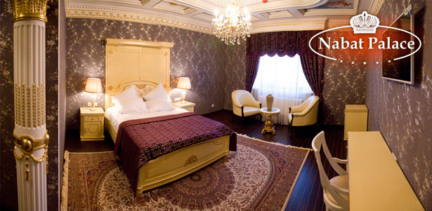 Отдых в отеле Nabat Palace 5\* с заездами на 14, 23 февраля и 8 марта включительно. Проживание, питание, посещение spa-комплекса с бассейном, романтический ужин и не только. **Скидка до 60%**. Москва - kupikupon.ru Отдых в отеле Nabat Palace 5\* с заездами на 14, 23 февраля и 8 марта включительно. Проживание, питание, посещение spa-комплекса с бассейном, романтический ужин и не только. **Скидка до 60%**