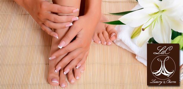 Классический или европейский маникюр и педикюр с покрытием Shellac или OPI и массаж рук + японский и горячий маникюр в студии красоты L.A.C. на Арбатской. **Скидка до 80%**. Москва - kupikupon.ru Классический или европейский маникюр и педикюр с покрытием Shellac или OPI и массаж рук + японский и горячий маникюр в студии красоты L.A.C. на Арбатской. **Скидка до 80%**