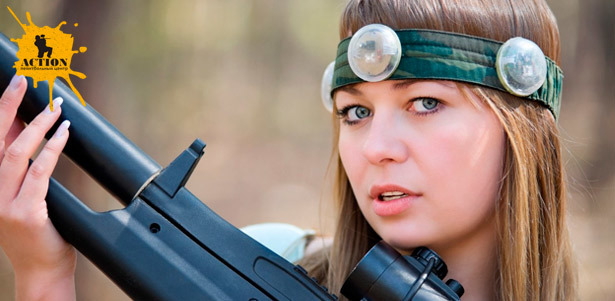 2 часа игры в лазертаг для компании до 10 человек от пейнтбольного центра Action со **скидкой до 52%**