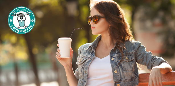 Капучино, фраппучино, вкуснейший чай, а также бодрящие лимонады от кофейни Zoom Coffee **со скидкой 50%**