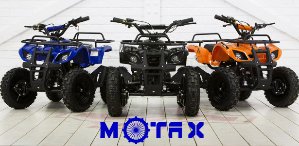 Детские и подростковые квадроциклы, минимото и миникроссы, велосипеды в интернет-магазине мототехники Motax. **Скидка до 10%**