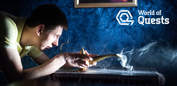 Участие в квесте «В лампе джина» от компании World of Quests. **Скидка 50%**