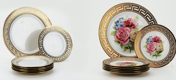 Наборы тарелок из 7 предметов от 548р. Домашняя еда будет особенно вкусной, если стол сервирован с любовью!