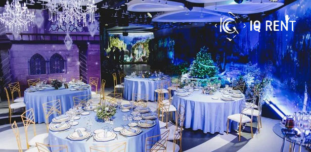 **Скидка 21%** на аренду посуды и мебели для мероприятий любого формата от компании IQ Rent