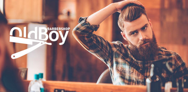 Мужская и детская стрижка + моделирование бороды с подбриванием в барбершопе OldBoy между м. «Красные ворота» и «Курская». **Скидка 50%**