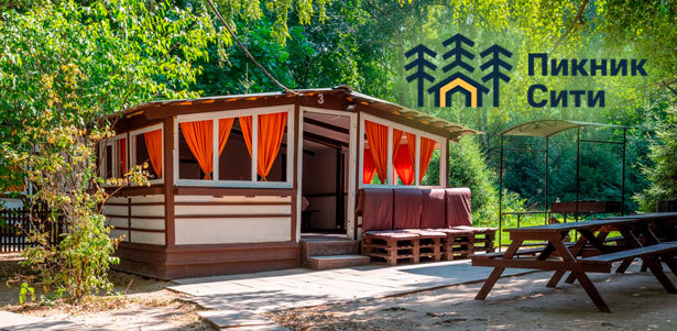 Аренда беседок для компании до 18 человек в парке «Лосиный остров» от компании «Пикник Сити». **Скидка до 21%**