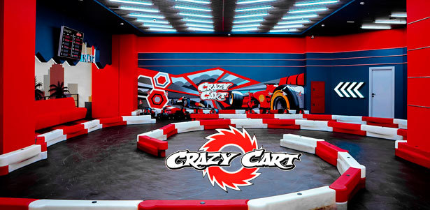 **Скидка до 50%** на 2 или 3 заезда на дрифт-карте в картинг-центре Crazy Cart в ТРК «МореМолл»