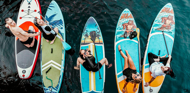 **Скидка до 38%** на прогулку на сапборде по маршруту на выбор для одного или двоих от компании Travel sup