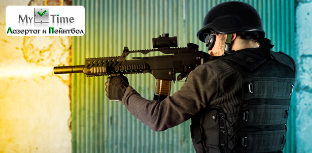 3 часа игры в лазертаг для компании от 10 до 18 человек в «Лазертаг-клубе MyTime». Сценарии для игры, беседка с мангалом, сауна и не только. **Скидка 60%** 