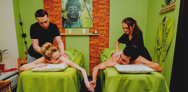 Спа-программы «Манящий восход», «Сила камня», «Тайский шепот» для одного или двоих в салоне «Симметрия Spa». **Скидка до 57%** 